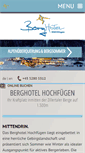 Mobile Screenshot of berghotel-hochfuegen.at